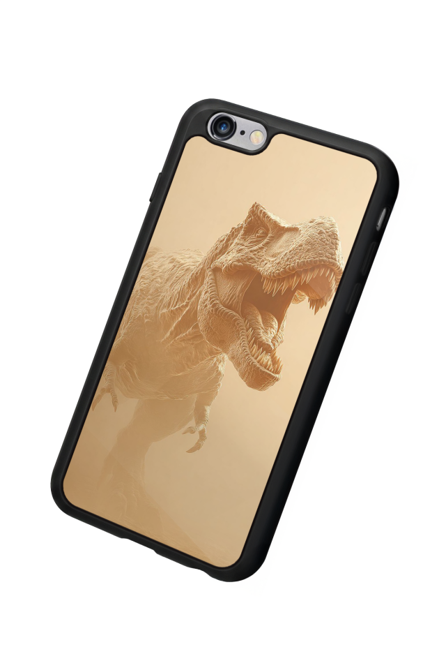 iPhone 6s Plus Uyumlu Dinazor Tasarımlı Glossy Premium Kılıf