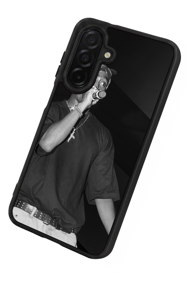 Samsung Galaxy A26 Uyumlu Tupac Tasarımlı Glossy Premium Kılıf