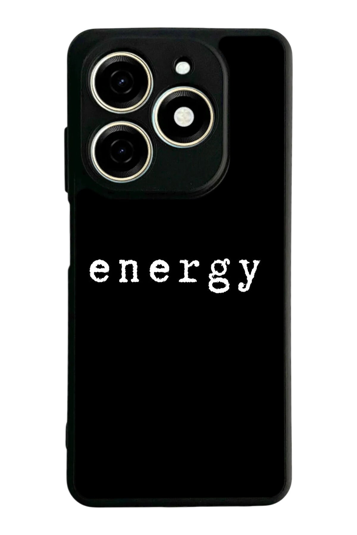 Tecno Spark 20/20C Uyumlu Energy Tasarımlı Glossy Premium Kılıf