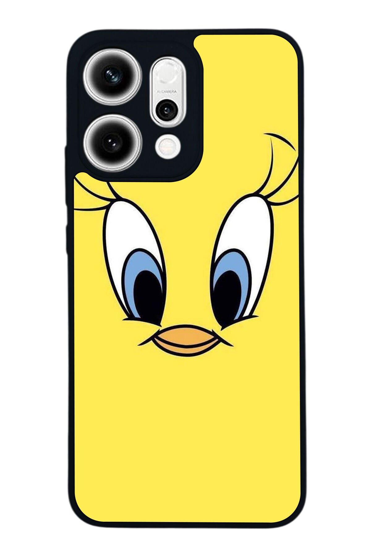 Oppo Reno 14 Uyumlu Tweety Tasarımlı Glossy Premium Kılıf