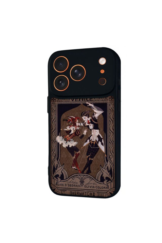 iPhone 17 Pro Uyumlu Kalp Love Tasarımlı Glossy Premium Kılıf