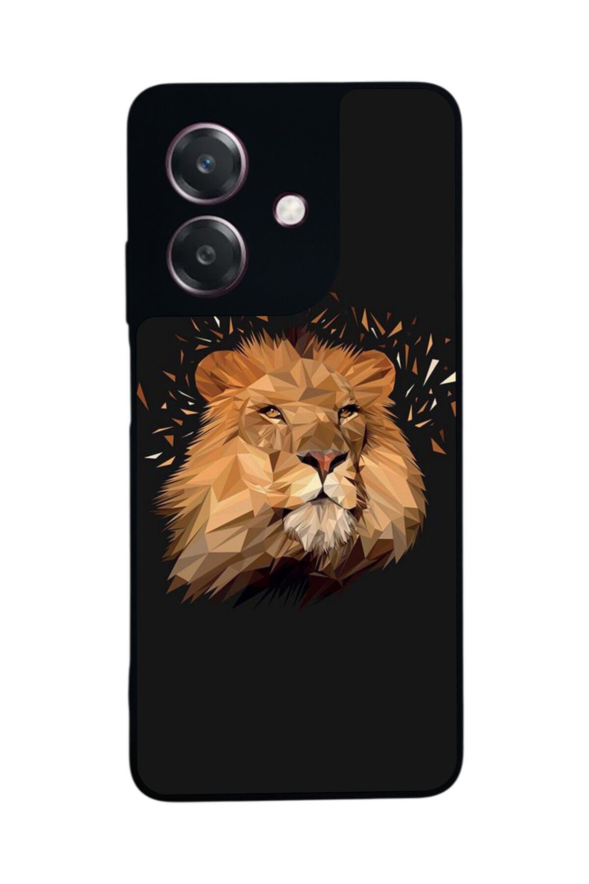 Oppo A3 5G Uyumlu Aslan Tasarımlı Glossy Premium Kılıf