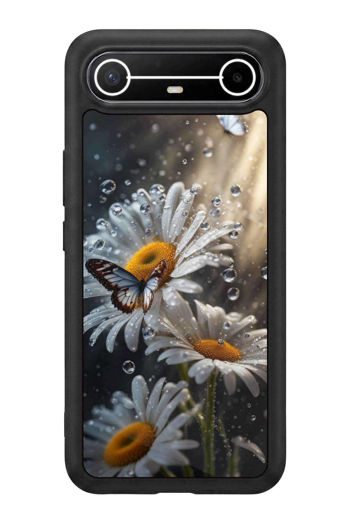 Tecno Spark Slim 5G Uyumlu Cicek Tasarımlı Glossy Premium Kılıf