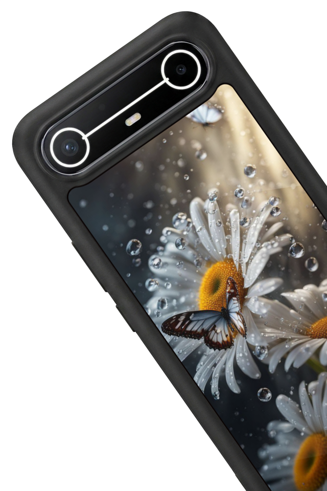 Tecno Spark Slim 5G Uyumlu Cicek Tasarımlı Glossy Premium Kılıf