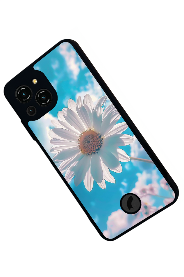 Reeder S23 Pro Max Uyumlu Cicek Tasarımlı Glossy Premium Kılıf