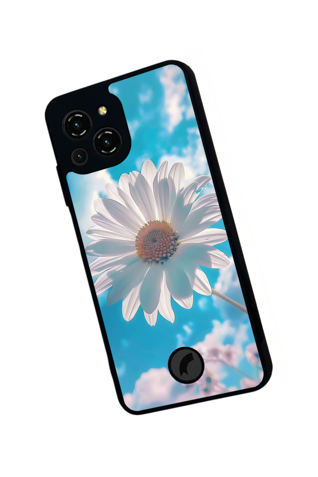 Reeder S23 Pro Max Uyumlu Cicek Tasarımlı Glossy Premium Kılıf