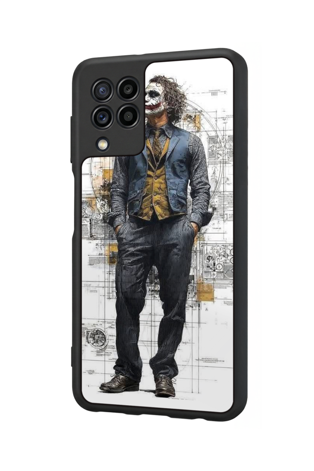 Samsung Galaxy M32 Uyumlu Joker Tasarımlı Glossy Premium Kılıf