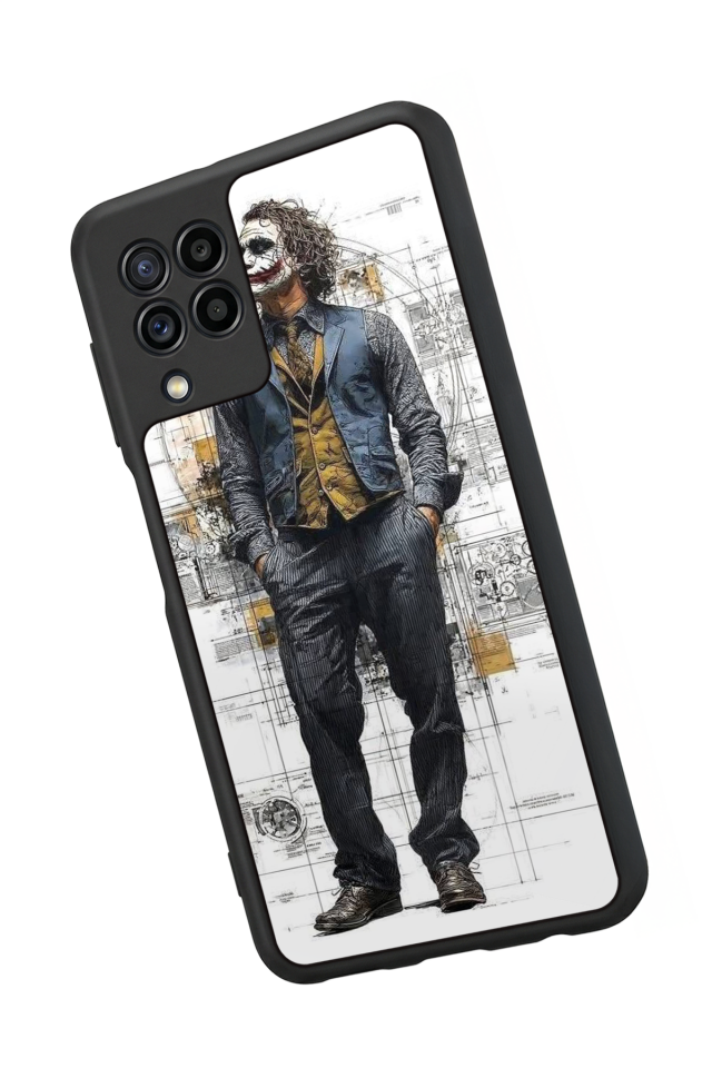 Samsung Galaxy M32 Uyumlu Joker Tasarımlı Glossy Premium Kılıf