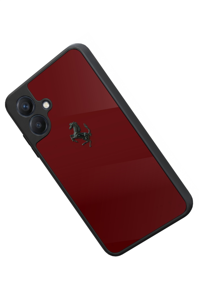 Samsung Galaxy A07 Uyumlu Kirmizi Tasarımlı Glossy Premium Kılıf
