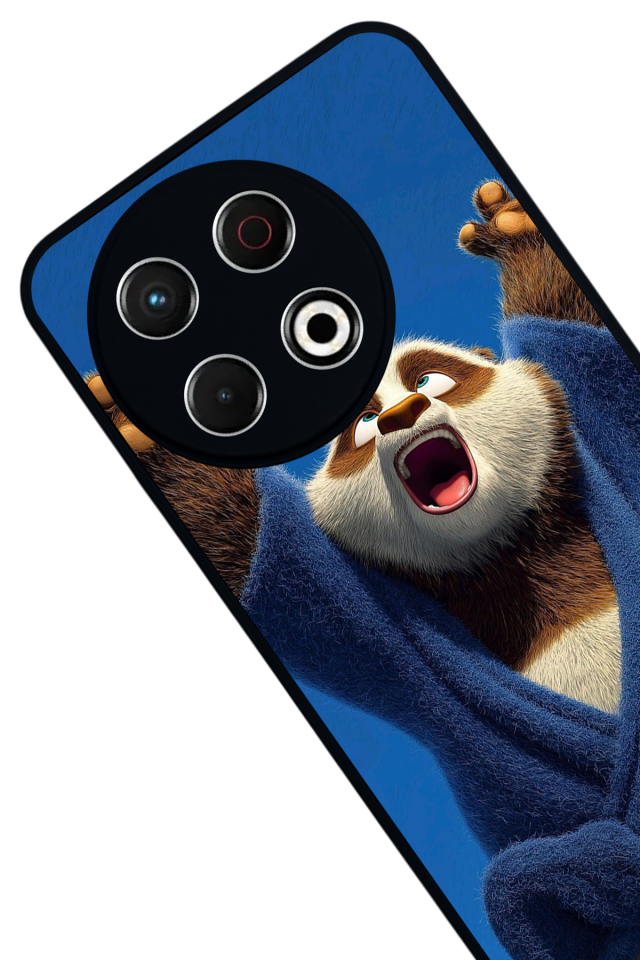 Tecno Spark 30 Pro Uyumlu Kung Fu Panda Tasarımlı Glossy Premium Kılıf