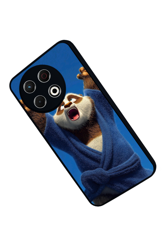Tecno Spark 30 Pro Uyumlu Kung Fu Panda Tasarımlı Glossy Premium Kılıf