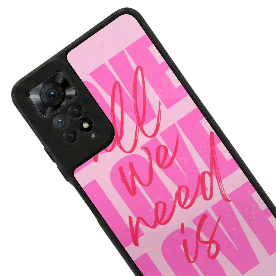 Xiaomi Redmi Note 11 Pro Uyumlu Love Tasarımlı Glossy Premium Kılıf