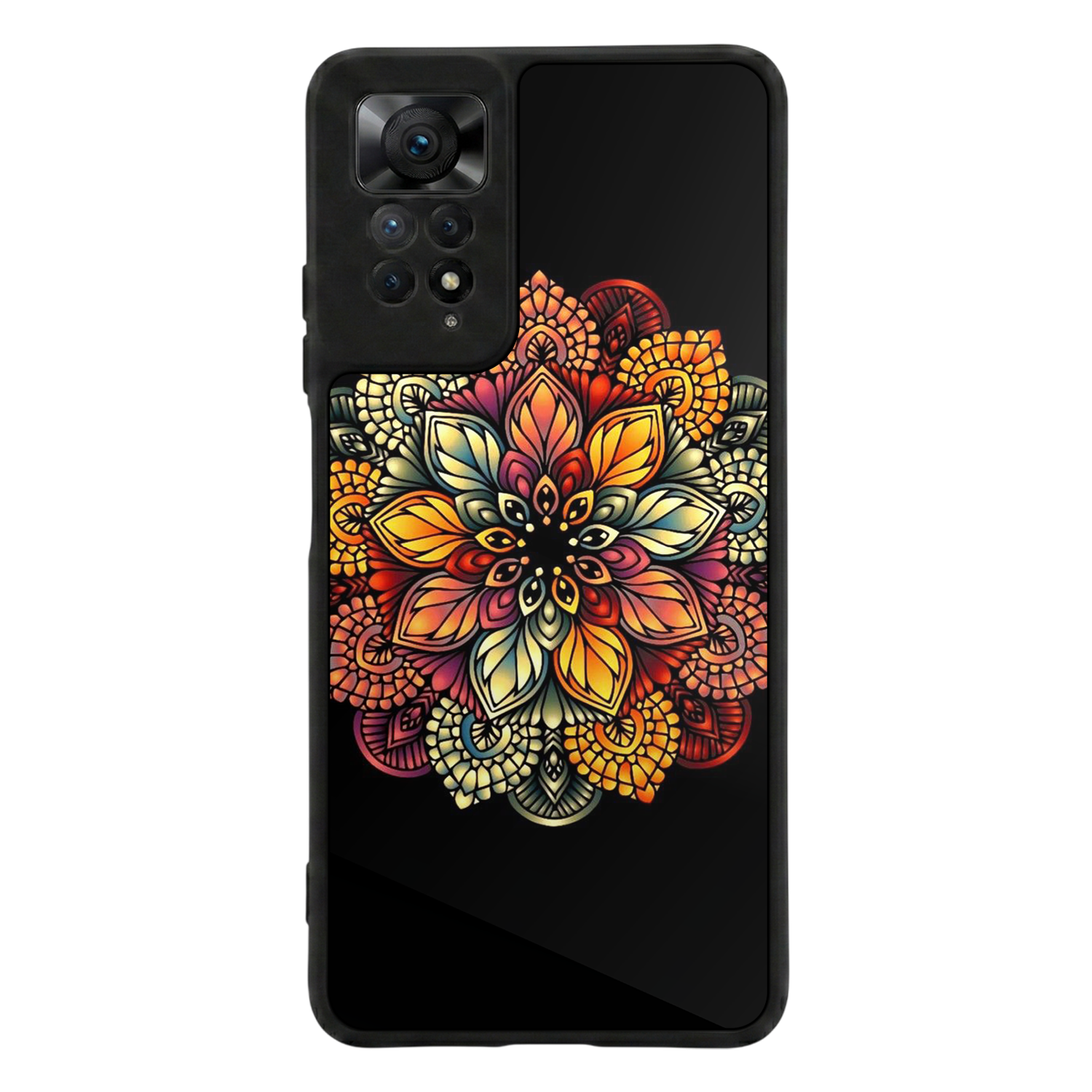 Xiaomi Redmi Note 11 Pro Uyumlu Mandala Tasarımlı Glossy Premium Kılıf