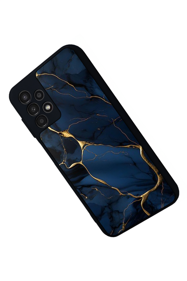 Samsung Galaxy A23 Uyumlu Mermer Marble Tasarımlı Glossy Premium Kılıf