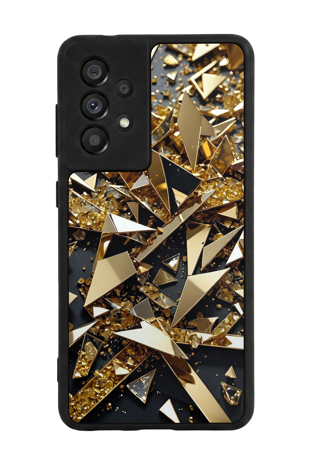 Samsung Galaxy A73 Uyumlu Mermer Marble Tasarımlı Glossy Premium Kılıf
