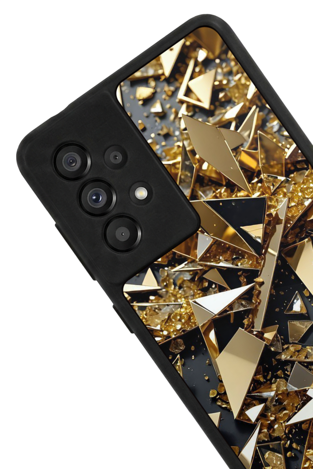 Samsung Galaxy A73 Uyumlu Mermer Marble Tasarımlı Glossy Premium Kılıf