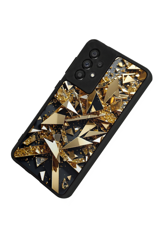 Samsung Galaxy A73 Uyumlu Mermer Marble Tasarımlı Glossy Premium Kılıf