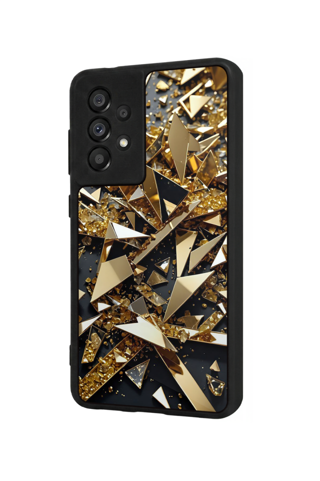 Samsung Galaxy A73 Uyumlu Mermer Marble Tasarımlı Glossy Premium Kılıf
