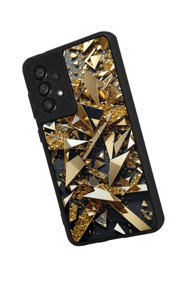 Samsung Galaxy A73 Uyumlu Mermer Marble Tasarımlı Glossy Premium Kılıf