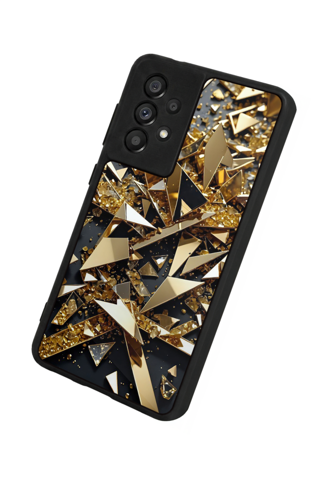 Samsung Galaxy A73 Uyumlu Mermer Marble Tasarımlı Glossy Premium Kılıf