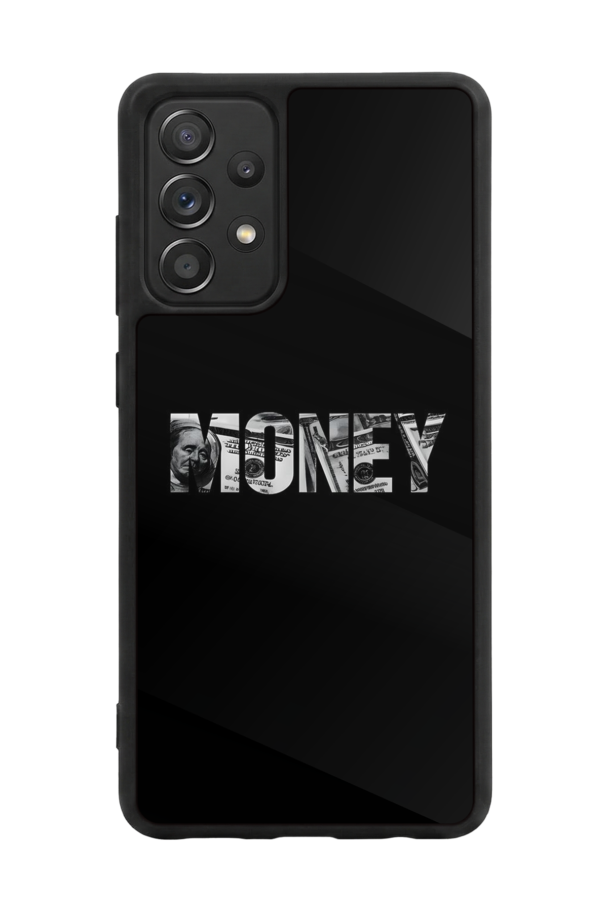 Samsung Galaxy A72 Uyumlu Money Para Tasarımlı Glossy Premium Kılıf