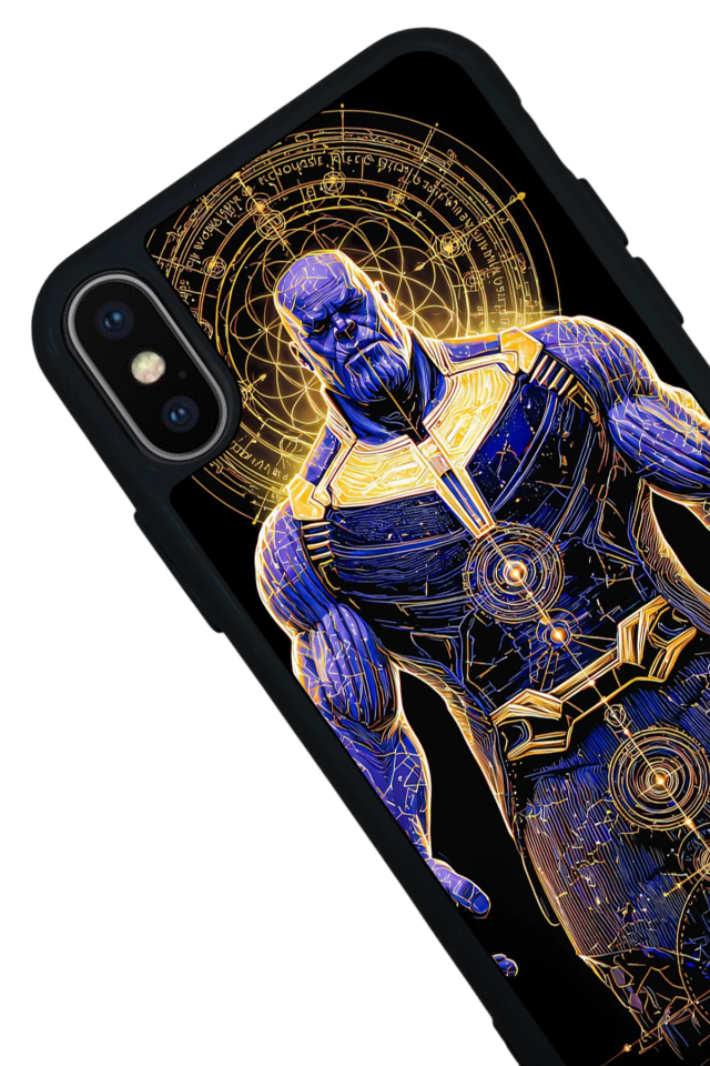 iPhone XS Max Uyumlu Thanos Tasarımlı Glossy Premium Kılıf
