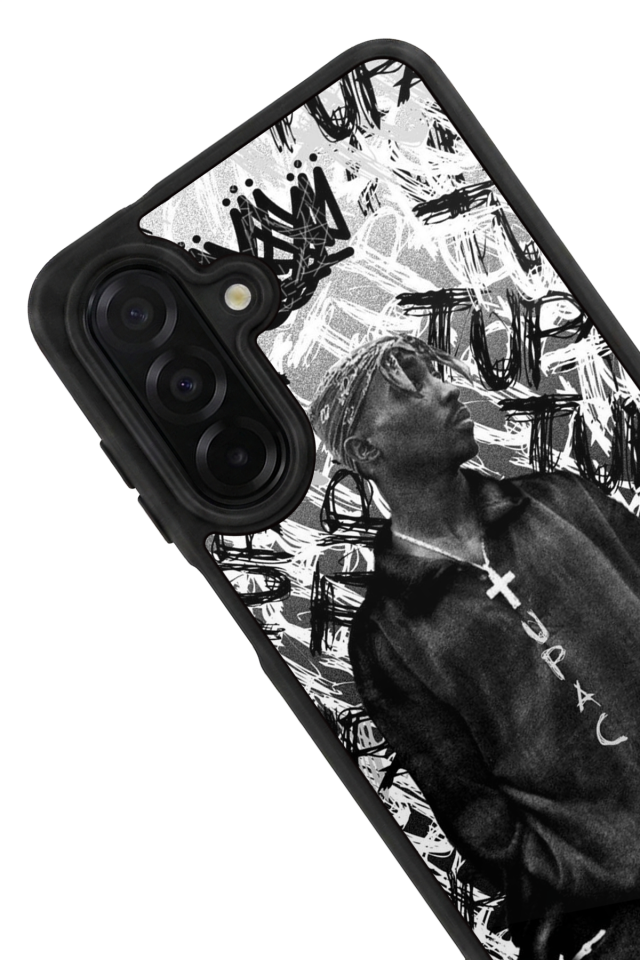 Samsung Galaxy A26 Uyumlu Tupac Tasarımlı Glossy Premium Kılıf