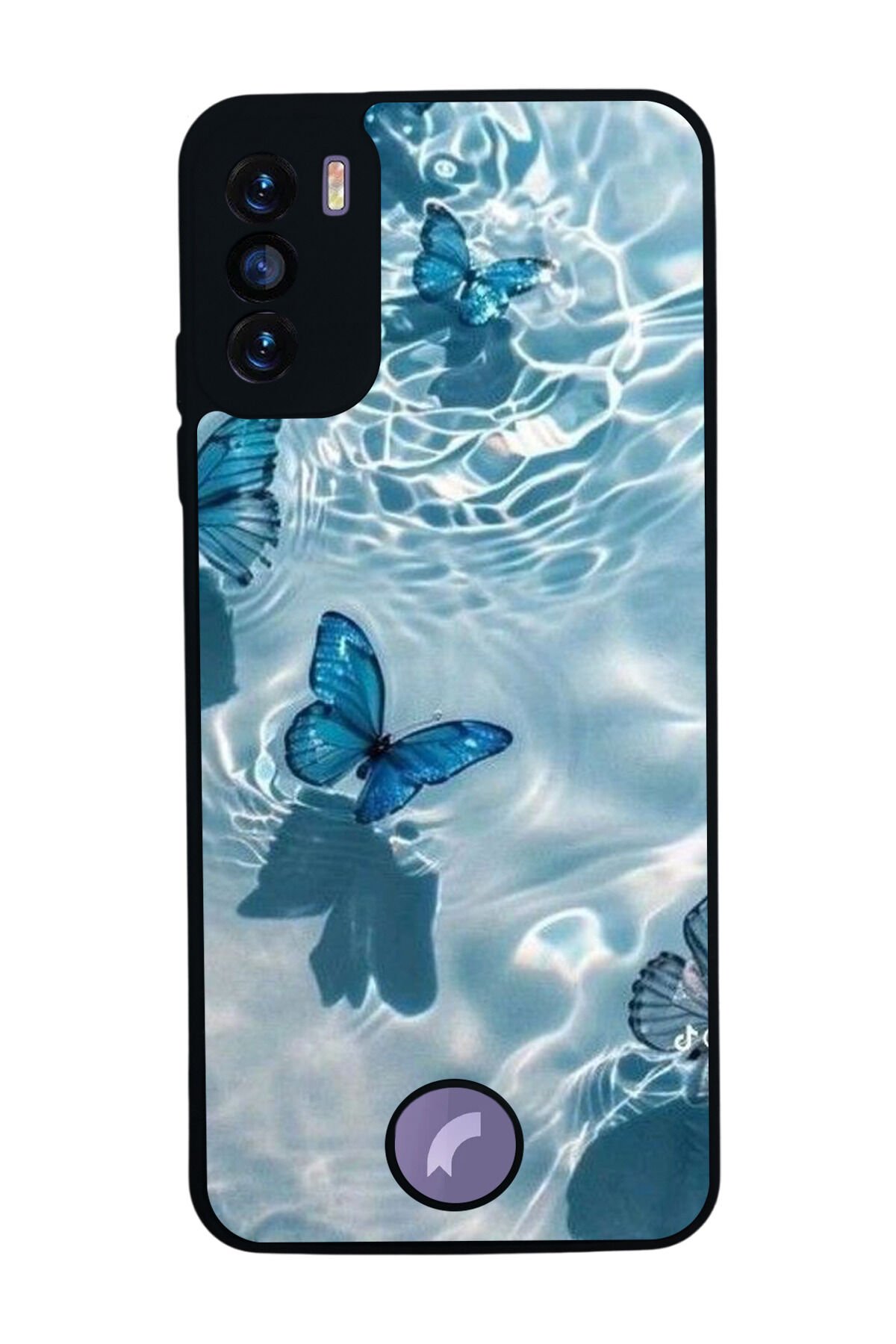 Reeder S19 Max Pro S Uyumlu Kelebek Tasarımlı Glossy Premium Kılıf