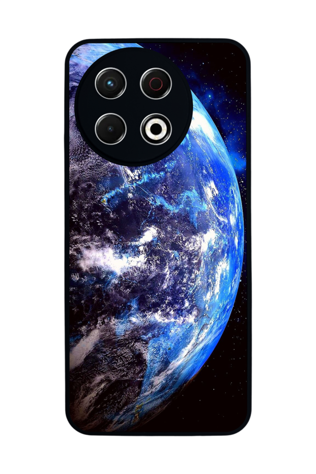 Tecno Spark 30 Pro Uyumlu Ay Tasarımlı Glossy Premium Kılıf