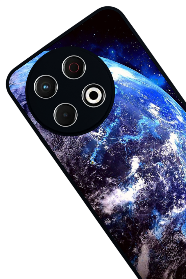 Tecno Spark 30 Pro Uyumlu Ay Tasarımlı Glossy Premium Kılıf