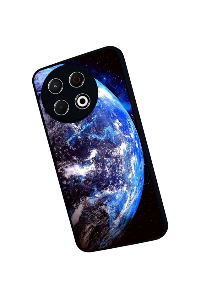 Tecno Spark 30 Pro Uyumlu Ay Tasarımlı Glossy Premium Kılıf