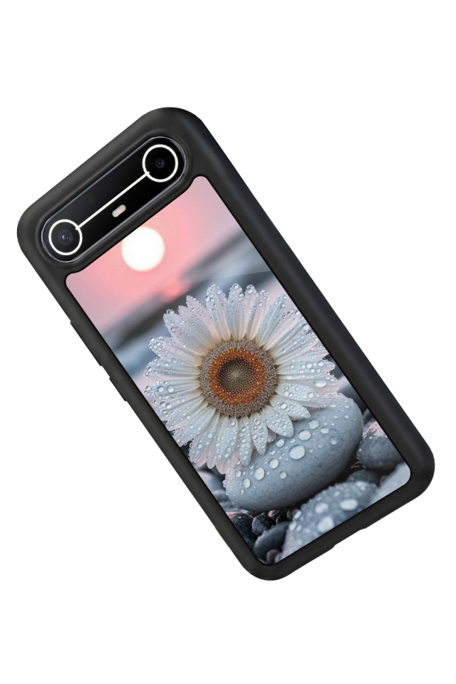 Tecno Spark Slim 5G Uyumlu Cicek Tasarımlı Glossy Premium Kılıf