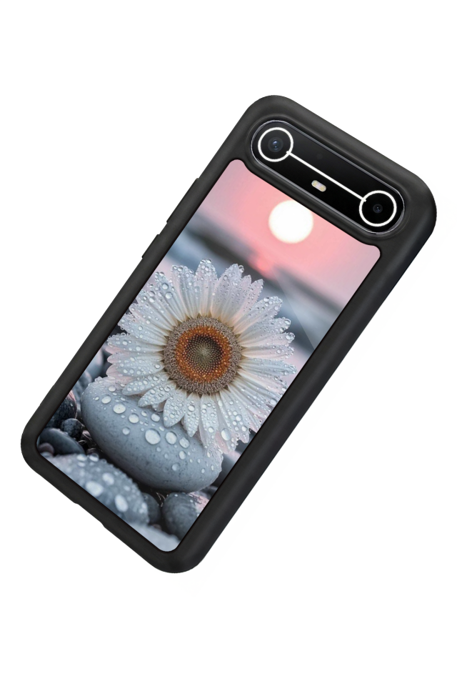 Tecno Spark Slim 5G Uyumlu Cicek Tasarımlı Glossy Premium Kılıf