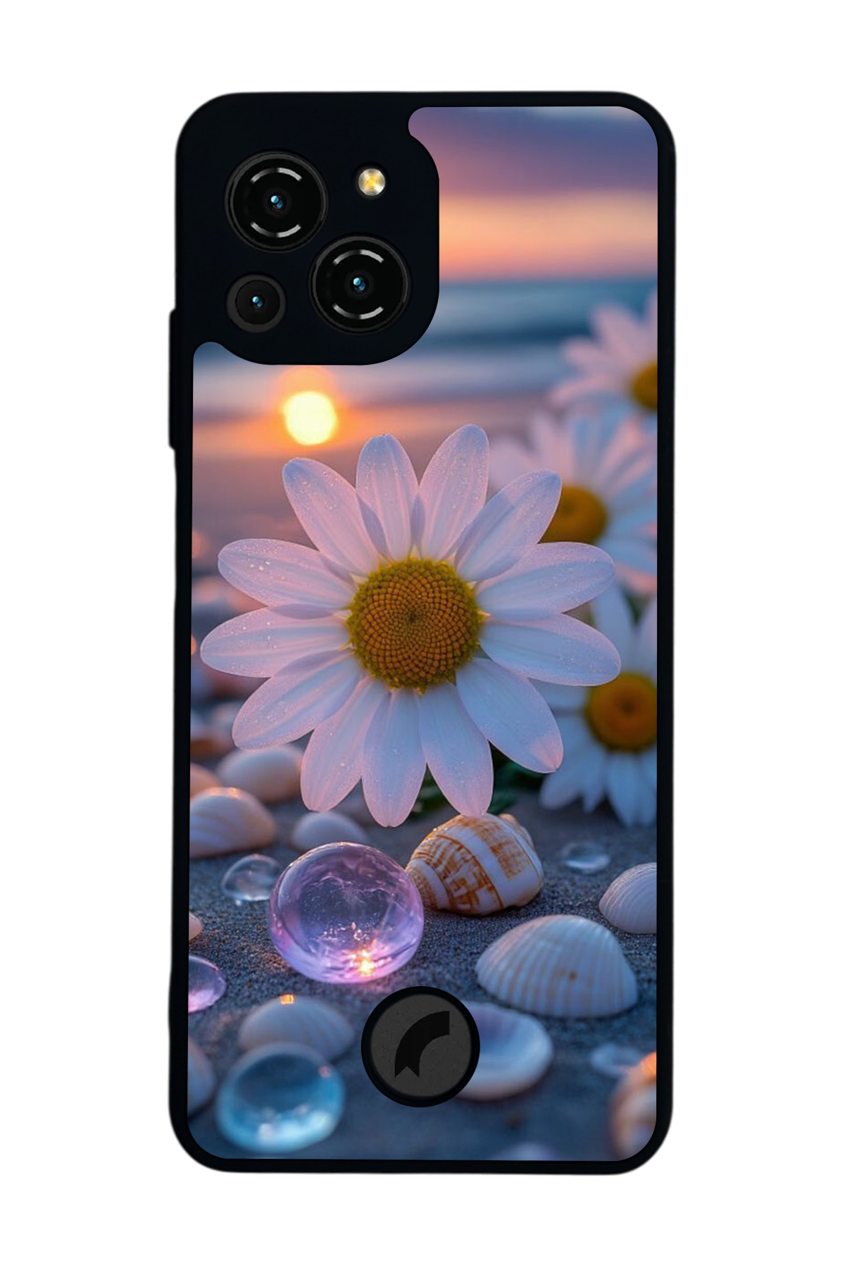 Reeder S23 Pro Max Uyumlu Cicek Tasarımlı Glossy Premium Kılıf