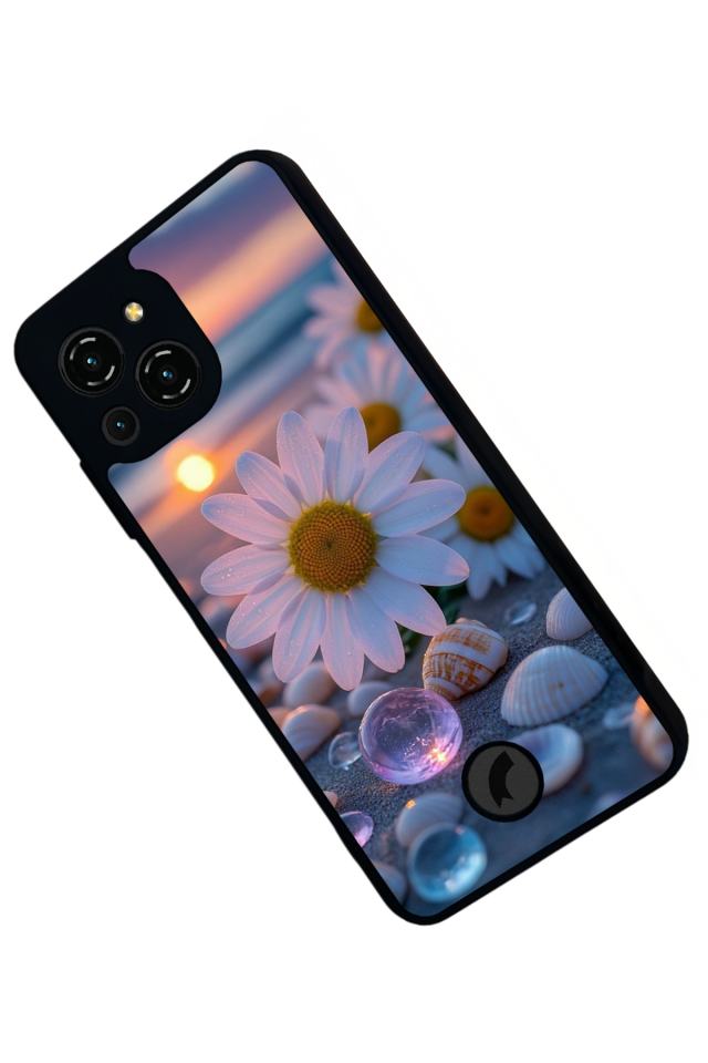 Reeder S23 Pro Max Uyumlu Cicek Tasarımlı Glossy Premium Kılıf