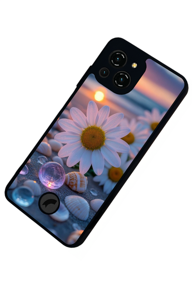 Reeder S23 Pro Max Uyumlu Cicek Tasarımlı Glossy Premium Kılıf