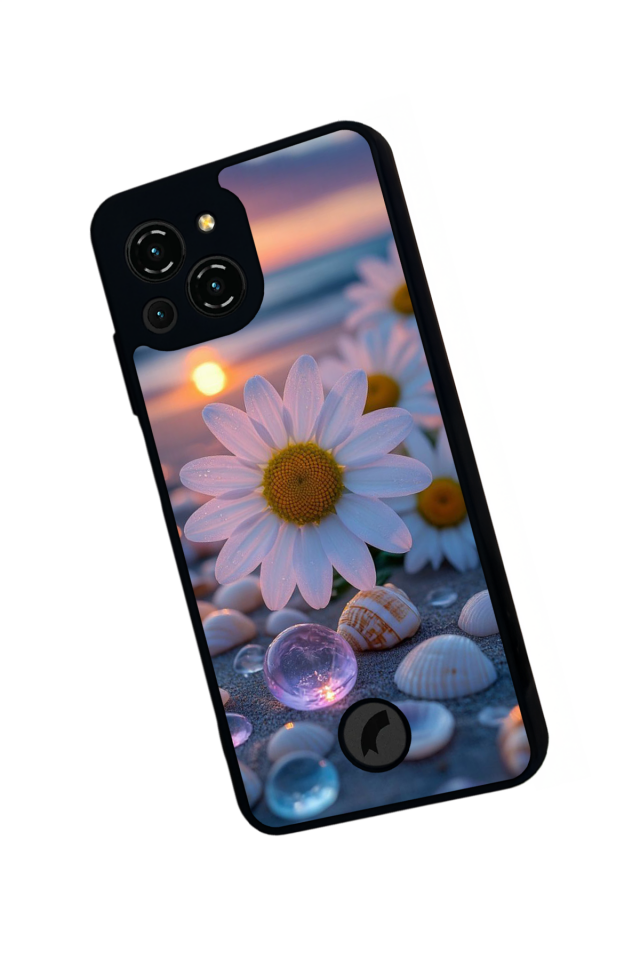 Reeder S23 Pro Max Uyumlu Cicek Tasarımlı Glossy Premium Kılıf