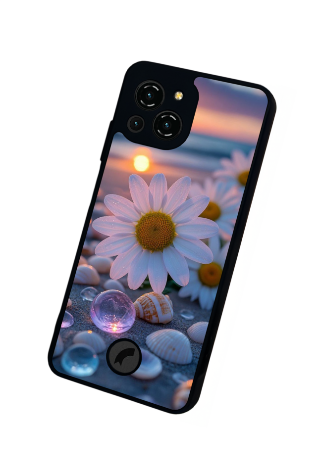 Reeder S23 Pro Max Uyumlu Cicek Tasarımlı Glossy Premium Kılıf