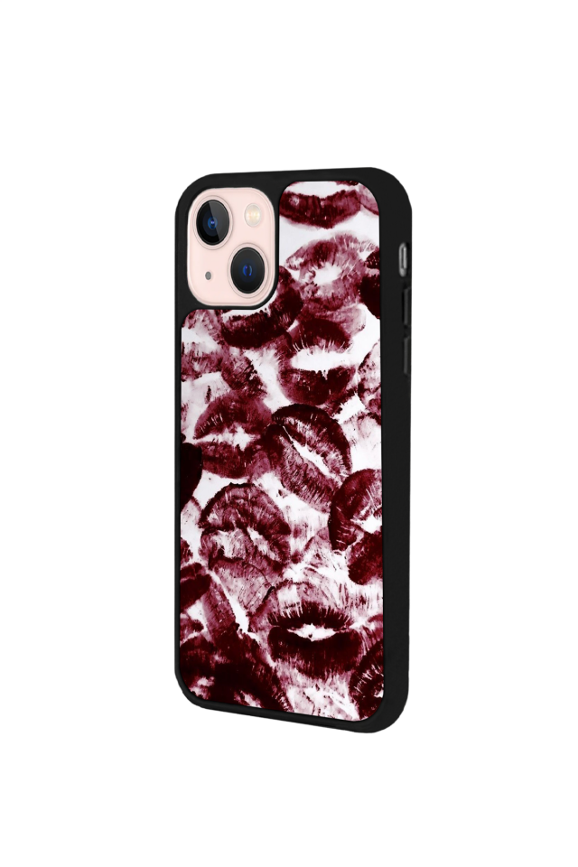iPhone 14 Plus Uyumlu Dudak Tasarımlı Glossy Premium Kılıf