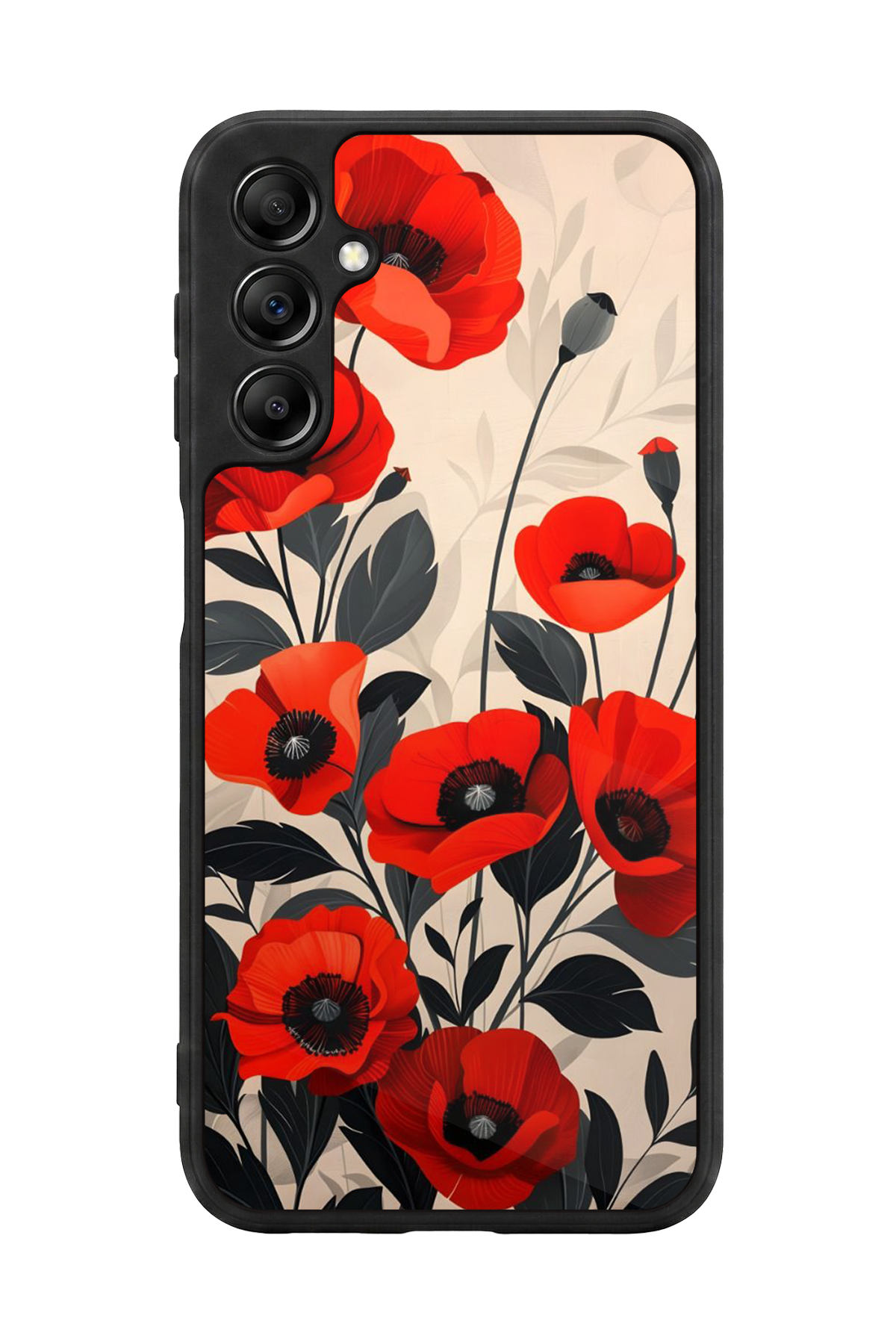 Samsung Galaxy A14 Uyumlu Floral Tasarımlı Glossy Premium Kılıf