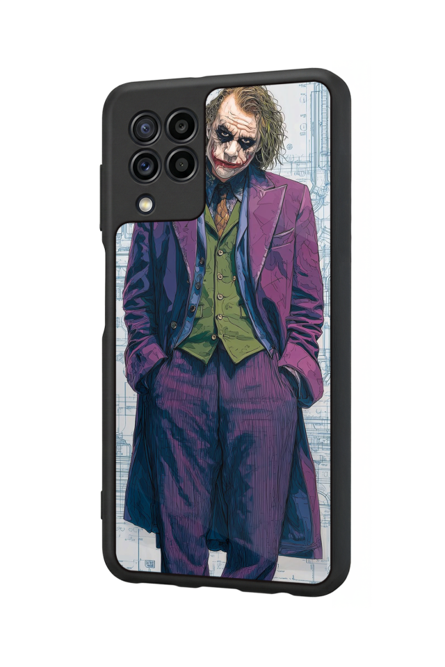 Samsung Galaxy M32 Uyumlu Joker Tasarımlı Glossy Premium Kılıf