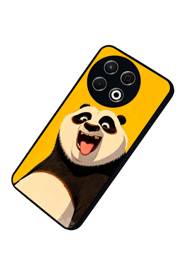 Tecno Spark 30 Pro Uyumlu Kung Fu Panda Tasarımlı Glossy Premium Kılıf