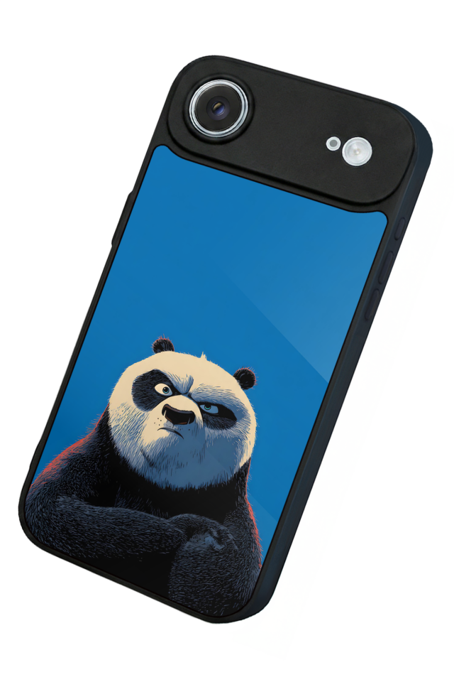 iPhone 17 Air Uyumlu Kung Fu Panda Tasarımlı Glossy Premium Kılıf