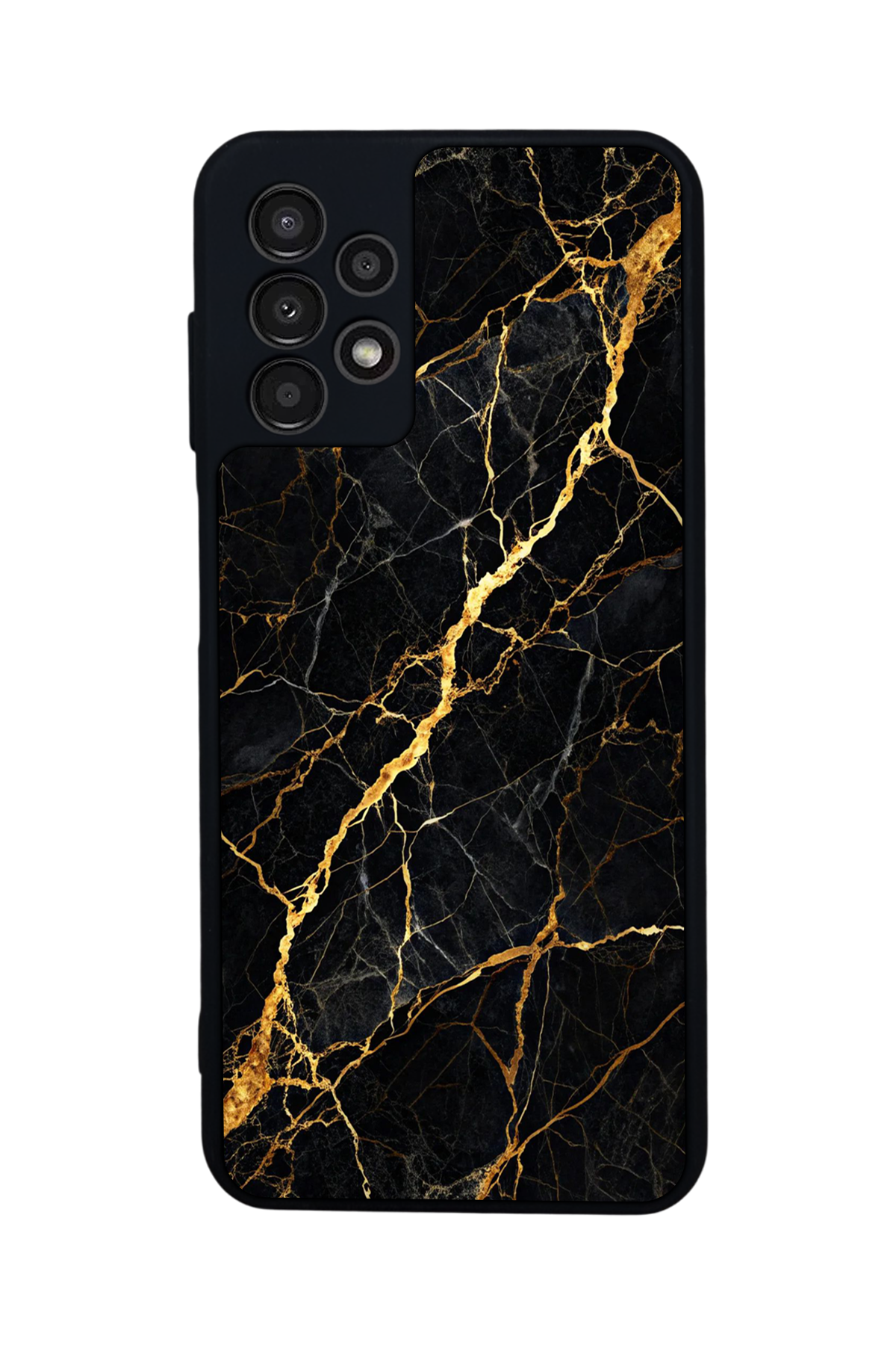 Samsung Galaxy A23 Uyumlu Mermer Marble Tasarımlı Glossy Premium Kılıf