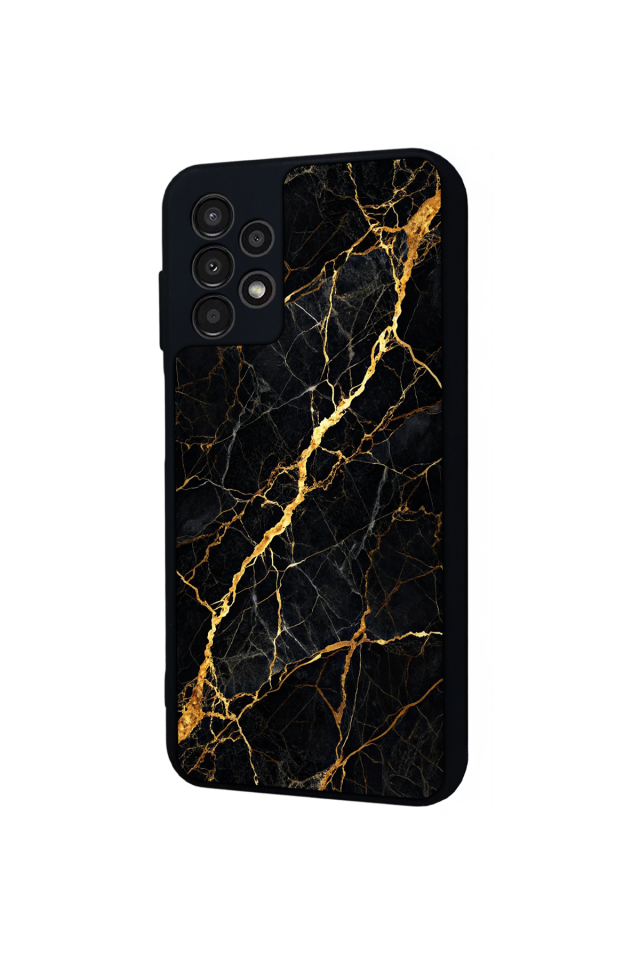 Samsung Galaxy A23 Uyumlu Mermer Marble Tasarımlı Glossy Premium Kılıf