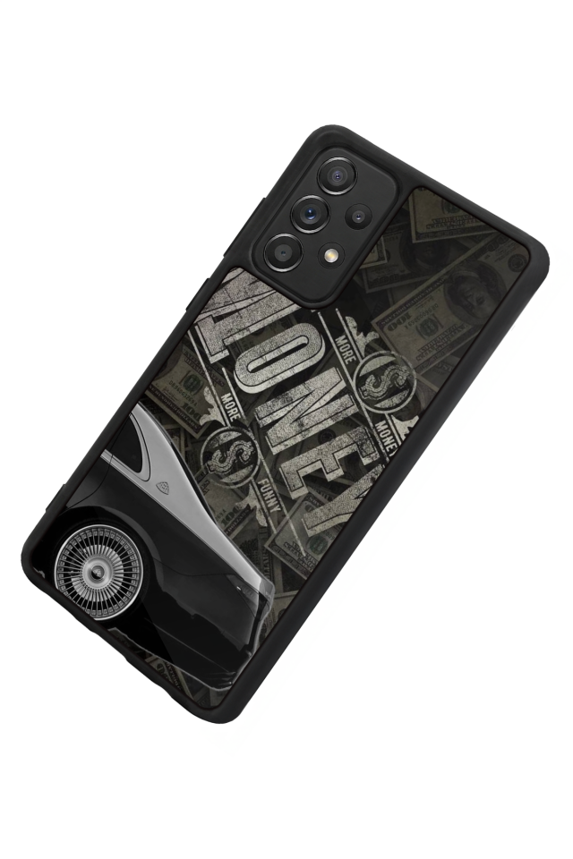 Samsung Galaxy A72 Uyumlu Money Para Tasarımlı Glossy Premium Kılıf