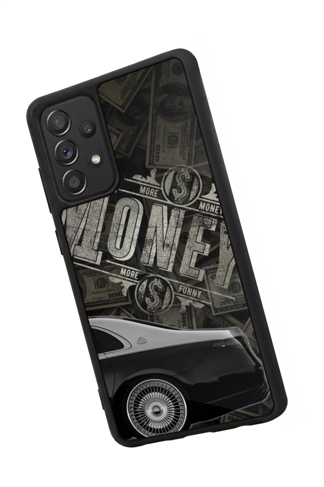 Samsung Galaxy A72 Uyumlu Money Para Tasarımlı Glossy Premium Kılıf