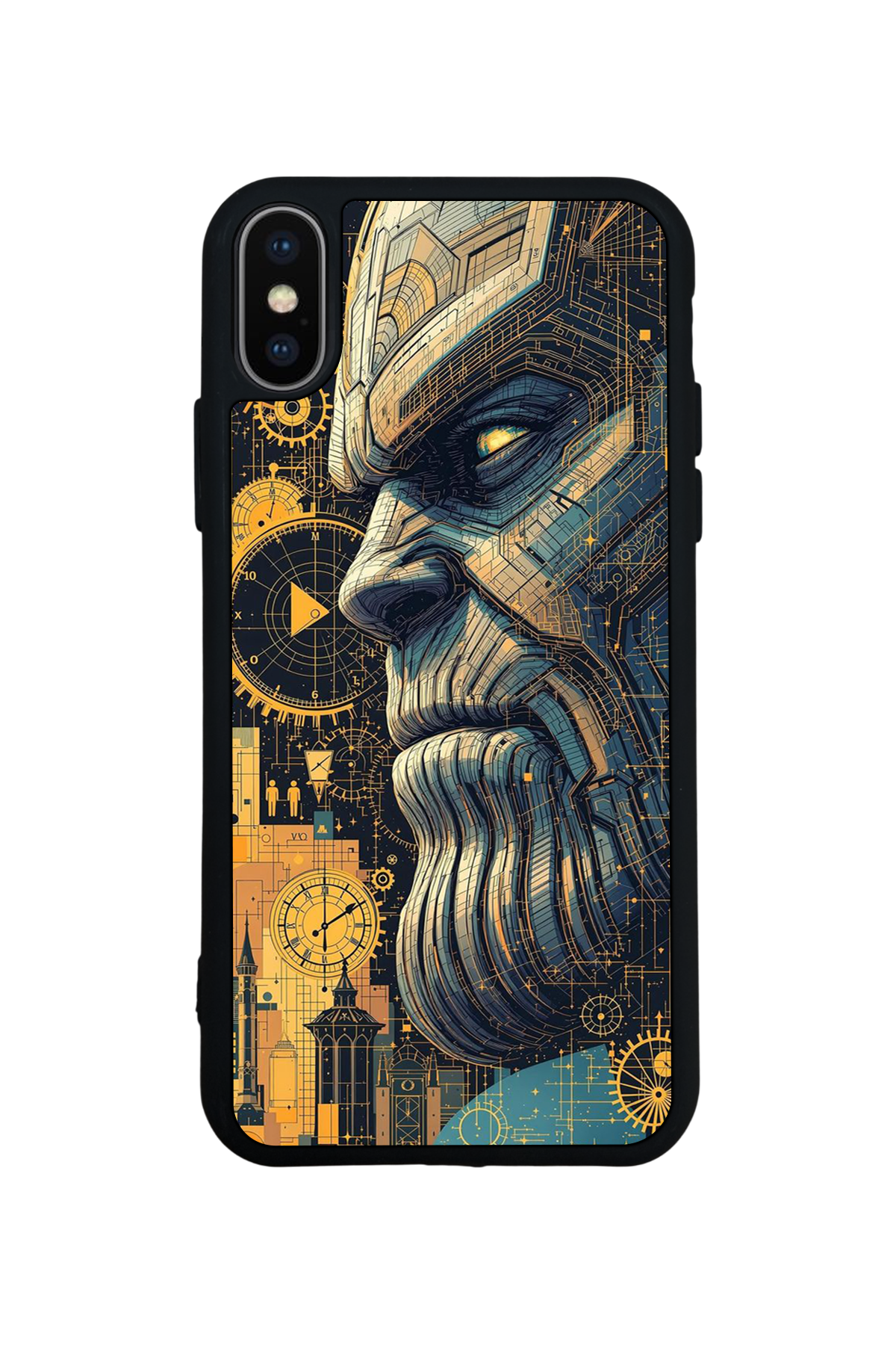 iPhone XS Max Uyumlu Thanos Tasarımlı Glossy Premium Kılıf