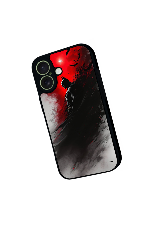 iPhone 17 Uyumlu Batman Tasarımlı Glossy Premium Kılıf