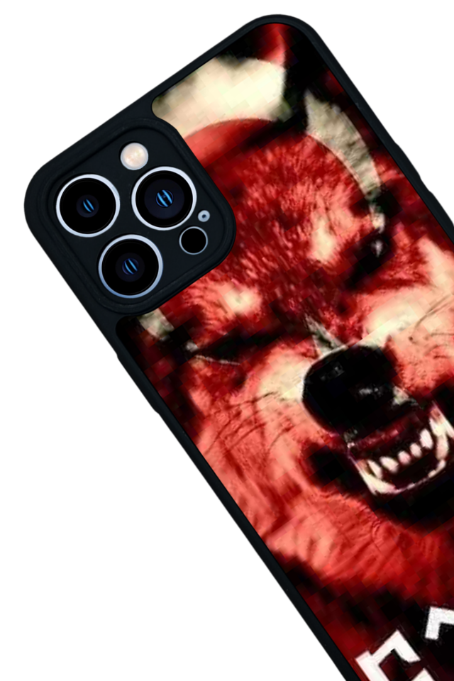 iPhone 13 Pro Max Uyumlu Bozkurt Tasarımlı Glossy Premium Kılıf